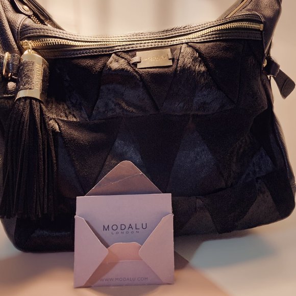 Modalu - lambskin soft leather purse shoulder bag - Picture 2 of 4